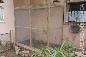 Voliere - Aussengehege nachher